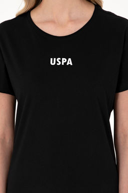 Kad_n Siyah Bisiklet Yaka Ti__rt Sepette S_rpriz _ndirim - U.s. polo assn фото 6