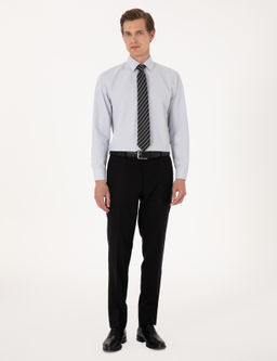 A__k Gri Regular Fit Uzun Kollu Basic G_mlek