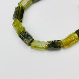 Браслет из Гроссуляра зеленый гранат - Радуга самоцветов фото 3