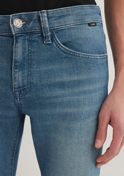 James Lux Black Golgeli Puslu Indigo Mavisi Jean Pantolon  фото 6