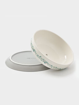 Блинница новогодняя Доляна Домашние гномики, 23.5?9.7 см, доломит, белая фото 7