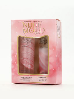 Подарочный набор NUDE MOOD, гель для душа и шампунь для волос, 2?250 мл, аромат розы и пиона, URAL LAB  фото 12