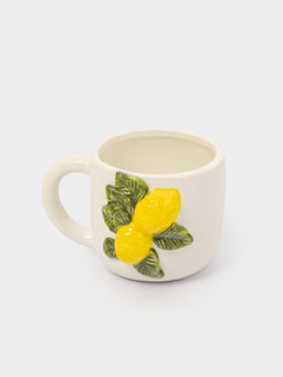 Кружка, 450 мл, фарфор P, молочная, Лимоны, Limoncello - Anna lafarg фото 3