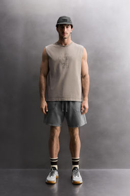 CAMISETA TANK TRAINING / Marr?n