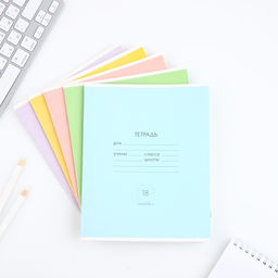 Тетрадь 18 листов в линию Классика, обложка мелованный картон, 5 видов МИКС - Artfox study фото 8