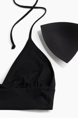Top de bikini triangular con relleno - H&m фото 3