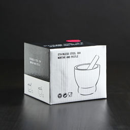 Ступка с пестиком Доляна Steel, d=10 см, нержавеющая сталь, серебристая фото 4