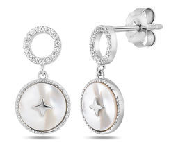 Серьги, перламутр, BL-4