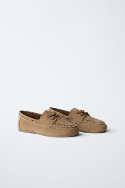 N?UTICO TACHAS PIEL / Beige