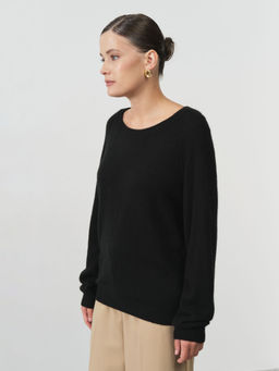 Джемпер кашемировый 1105 черный