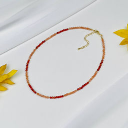 Чокер из Агата и Солнечного камня