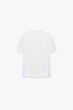 BASIC COTTON T-SHIRT - Zara фото 10
