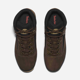 Ботинки Timberland Euro Hiker Boot Leather темно-коричневые  фото 2