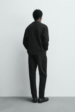 JEANS SLIM TAPERED FIT / Negro - Zara фото 3