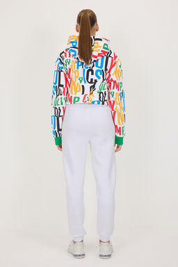 Beyaz Olimpiyat Logo Bask?l? Orme Esofman Alt? TWOAW26EA00010 - Trendyolmilla фото 5