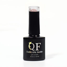 Гель лак для ногтей DELICATE NUDE, 3-х фазный, 8 мл, LED/UV, цвет бежевый - розовый (13) - Queen fair фото 7