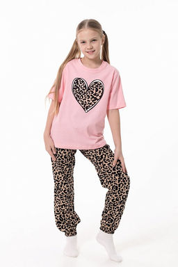 Пижама М225095Прб розовый/бежевый