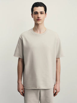 Футболка из плотного хлопка / Zarina фото 11