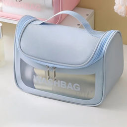 Kristaller Косметичка женская Washbag zippered envelope, голубой фото 6