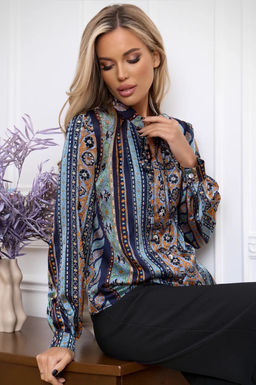 Блуза Open Style 7069 синий