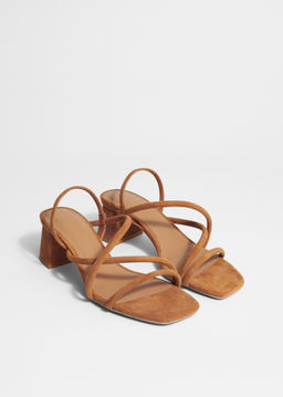 Sandalias de tiras con tac?n ancho - H&m фото 3