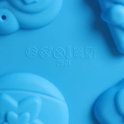 Форма для шоколада новогодняя 3D Доляна Ёлочные игрушки, силикон, 30?30 см, 12 ячеек, синяя  фото 3