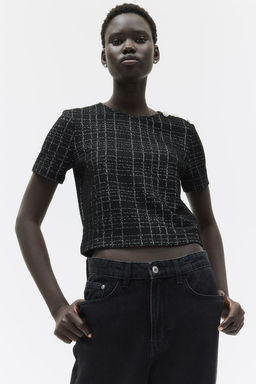 Top corto en boucle - H&m фото 3