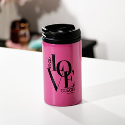 Подарочный набор Не бойся быть ярче, маска для сна, термостакан, спонж 2 шт, открытка - Svoboda voli фото 5