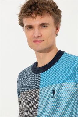 U. S. Polo Assn / Мужской темно-синий свитер - U.s. polo assn фото 2