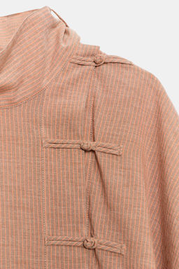 CAMISA ALAMARES ZW COLLECTION / Marr?n claro - Zara фото 7