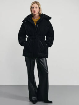 Куртка стеганая с поясом / Zarina  фото 2