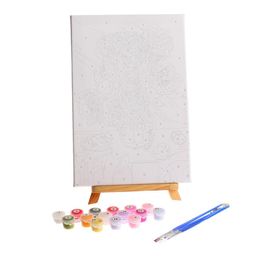 Картина по номерам на холсте с подрамником Букет пионов, 30х20 см - Школа талантов фото 4