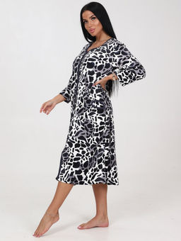 Женя Халат женский (Барс/серый) - А-дина фото 4