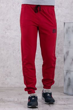 Брюки спортивные 
 3.MM116B-бордовый