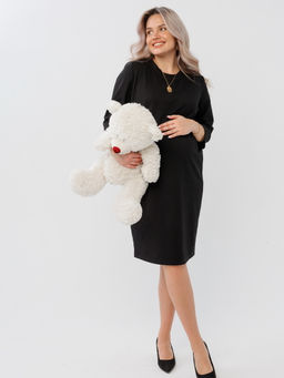 Платье женское П-145 (футер с лайкрой) Оливковая