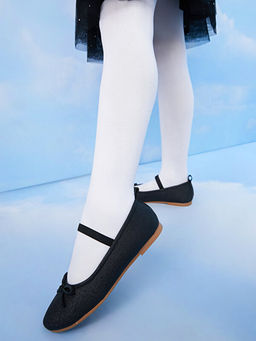 32-37 Numara Fiyonk Detayl? K?z ?ocuk Babet