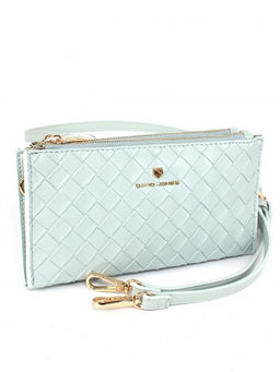 Сумка женская искусственная кожа DJ-СМ 7463-STARLIGHT BLUE, 3отд, плечевой ремень, голубой SALE 265269 - Adelia фото 5