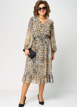 Платье EVA GRANT 7327А рептилия