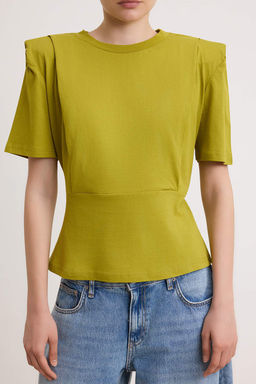 Siyah Duz Regular Bisiklet Yaka Standart Kol K?sa %100 Pamuk Orme T-Shirt TWOSS26TS00250 - Trendyolmilla фото 7