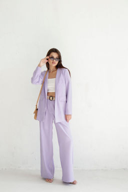 9619 Костюм брючный лавандовый - Martichelli фото 2