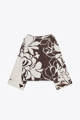 FLORAL PRINTED TOP - Zara фото 15