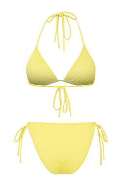 TRENDYOLMILLA Pembe Parlak Ucgen Normal Bel Brazilian Kaps?z Bikini Tak?m? TBESS25BT00160  фото 6