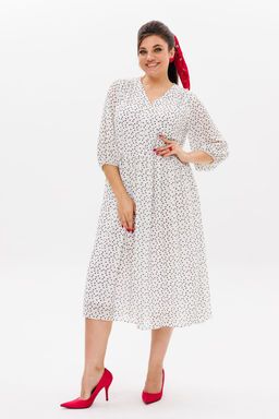 Платье ANELLI 1460 белый ангел