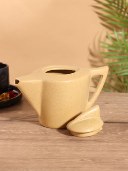 Чайник заварочный Акула, керамика, жёлтый - Simaland фото 5