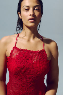 Vestido playero efecto crochet - H&m фото 2