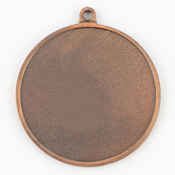 Цена за 2 шт. Медаль призовая 001, d=5 см «3 место», бронзовая, без ленты