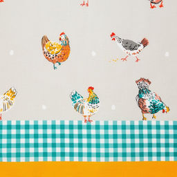 Фартук Этель Chicken Ranch 55х70 см, 100% хлопок, репс 210 г/м2  фото 3