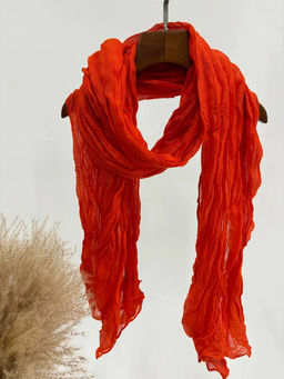 Палантин 180*85см однотонный 33-0001 хвост золотой рыбки - Mini maxi фото 2