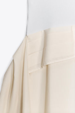 CONTRAST PLEATED DRESS - Zara фото 7