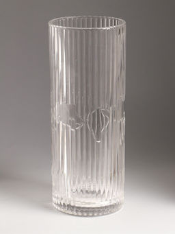 Ваза для цветов «Вигдис», 29.5×12 см, стекло, прозрачная